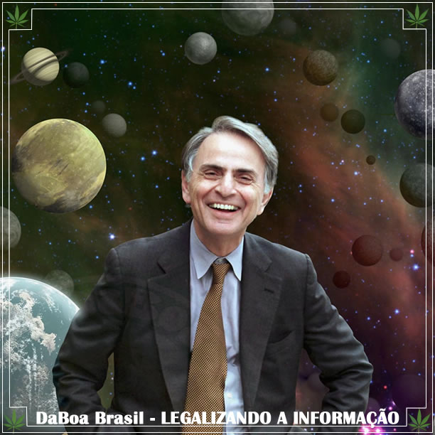 Carl Sagan, um consumidor de maconha e grande defensor da legalização