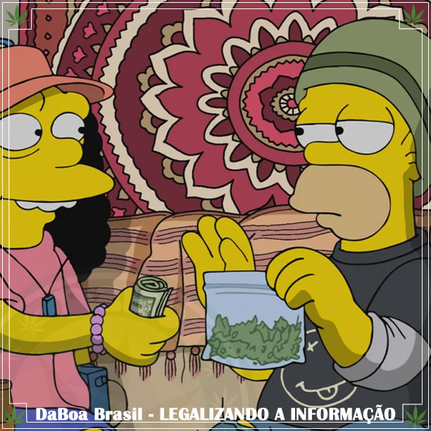 Os Simpsons se rendem ao uso e à indústria da maconha