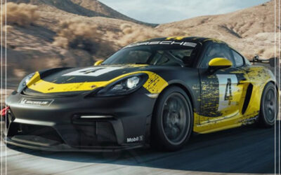 Porsche 718 Cayman GT4, o primeiro carro de corrida feito com cânhamo