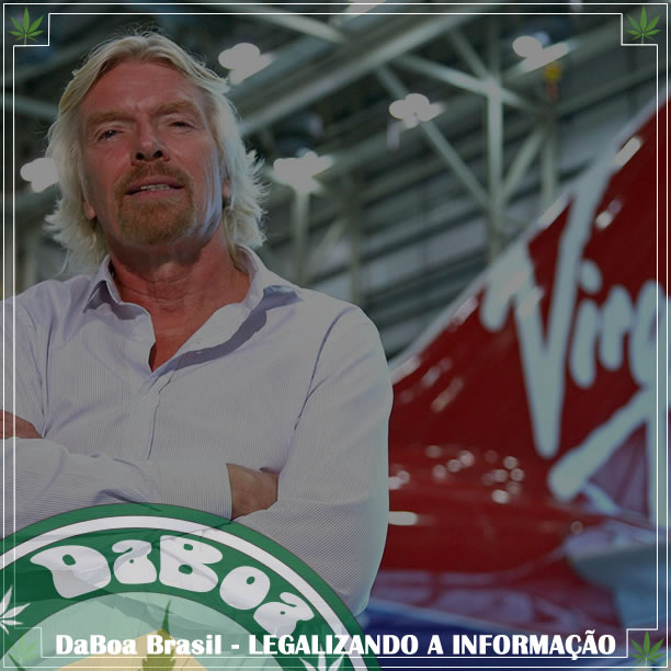 Richard Branson, fundador da Virgin Group, a favor da legalização na Itália